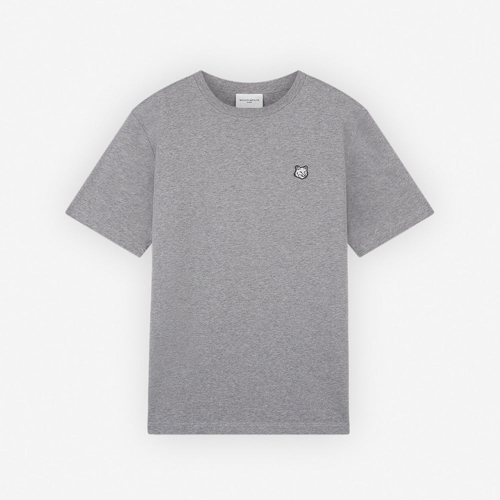 BOLD FOX HEAD PATCH COMFORT TEE-SHIRT LM00106 / GREY – mielave